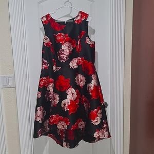 Assymetrical Floral Dress, bought from Ashley Stewart